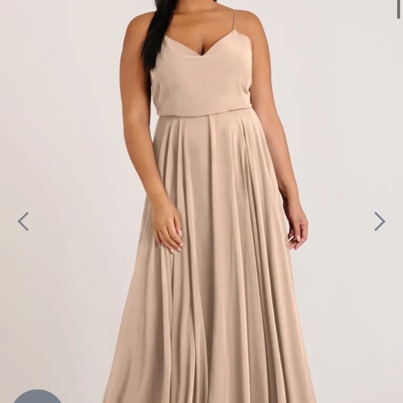 Jenny Yoo Inesse Bridesmaid dress Blush - Picture 4 of 6